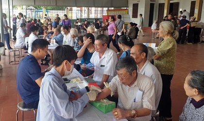 Xã Xuân Mai triển khai khám sức khỏe miễn phí cho người cao tuổi năm 2026