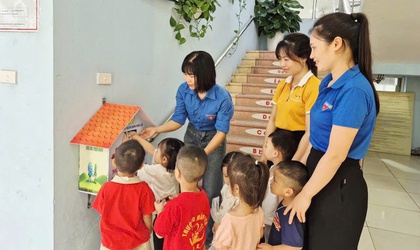 CHI ĐOÀN TRƯỜNG MẦM NON PHÙ LỖ TRIỂN KHAI MÔ HÌNH 
