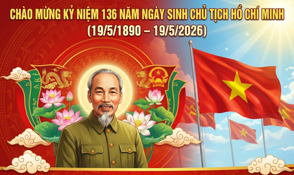 Thông báo treo cờ Tổ quốc chào mừng kỷ niệm 136 năm Ngày sinh Chủ tịch Hồ Chí Minh (19/5/1890 – 19/5/2026)”
