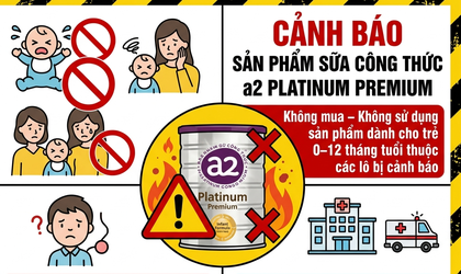 Phường Chương Mỹ cảnh báo sản phẩm sữa công thức a2 Platinum Premium dành cho trẻ 0–12 tháng tuổi