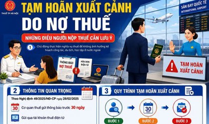 06 lưu ý quan trọng về tạm hoãn xuất cảnh do nợ thuế