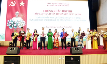 Sôi nổi Chung khảo Hội thi Báo cáo viên, Tuyên truyền viên giỏi phường Hà Đông năm 2026