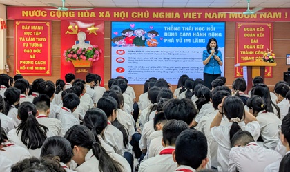 Phường Khương Đình tổ chức hội nghị truyền thông phòng, chống mua bán người cho học sinh năm 2026