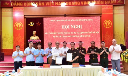 BÀN GIAO ĐẤT QUỐC PHÒNG PHỤC VỤ DỰ ÁN MỞ RỘNG ĐƯỜNG LĨNH NAM