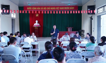 Phường Chương Mỹ vận động, đối thoại, tiếp thu ý kiến về phương án bồi thường, hỗ trợ, tái định cư dự án nâng cấp Quốc lộ 6 tại TDP Cao Sơn