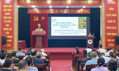 Tiếp sức tiểu thương chợ truyền thống nâng cao hiệu quả kinh doanh an toàn