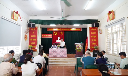 Phường Chương Mỹ đối thoại về phương án bồi thường, hỗ trợ, tái định cư dự án Quốc lộ 6 tại TDP Đoàn Kết