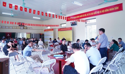 Phường Chương Mỹ đối thoại, tiếp thu ý kiến của người dân TDP Cao Sơn và Sơn Đồng phục vụ dự án cải tạo, nâng cấp Quốc lộ 6