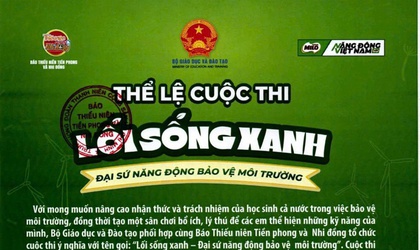 Phát động, tuyên truyền Cuộc thi “Lối sống xanh – Đại sứ năng động bảo vệ môi trường”