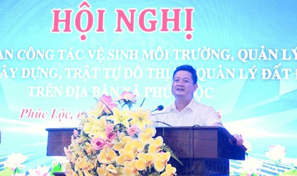 UBND xã Phúc Lộc tổ chức hội nghị giao ban công tác vệ sinh môi trường, quản lý trật tự xây dựng, trật tự đô thị và quản lý đất đai