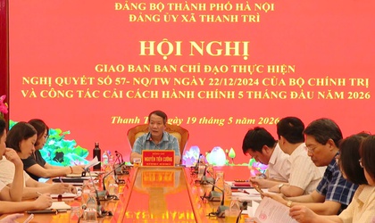 Thanh Trì triển khai hiệu quả Nghị quyết 57-NQ/TW gắn với cải cách hành chính và chuyển đổi số