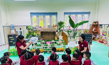 Xây dựng không gian sáng tạo, khơi dậy tiềm năng tư duy của trẻ nhỏ