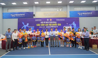 Phường Long Biên phối hợp tổ chức thành công Giải vô địch Pickleball các Câu lạc bộ quốc gia năm 2026