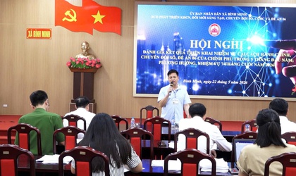 Bình Minh đẩy mạnh cải cách hành chính, chuyển đổi số, nâng cao chất lượng phục vụ nhân dân