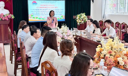 Hội đồng nhân dân phường Long Biên giám sát công tác giáo dục tại Trường mầm non Hoa Mai