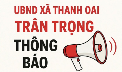 THÔNG BÁO Về việc điều chỉnh một số nội dung trong Thông báo thu hồi đất của một số hộ đang sử dụng để thực hiện dự án: Đầu tư xây dựng Khu đô thị thể thao Olympic trên địa bàn thôn Cự Thần, xã Thanh Oai