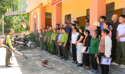 XÃ BA VÌ TỔ CHỨC LỚP TUYÊN TRUYỀN, TẬP HUẤN CÔNG TÁC BẢO VỆ RỪNG VÀ PHÒNG CHÁY, CHỮA CHÁY RỪNG NĂM 2026
