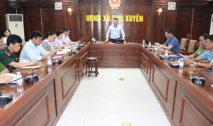 Hội nghị triển khai, họp bàn dự thảo kế hoạch thi hành Quyết định áp dụng biện pháp khắc phục hậu quả do vi phạm hành chính lĩnh vực đất đai trên địa bàn xã Phú Xuyên.