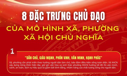 8 ĐẶC TRƯNG CHỦ ĐẠO CỦA MÔ HÌNH XÃ, PHƯỜNG XÃ HỘI CHỦ NGHĨA