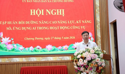 Xã Chương Dương ứng dụng trí tuệ nhân tạo,
nâng cao hiệu quả công việc