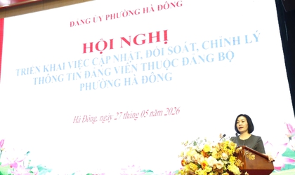 Phường Hà Đông triển khai nhiệm vụ chuẩn bị dữ liệu phục vụ cập nhật, đối soát, chỉnh lý thông tin đảng viên