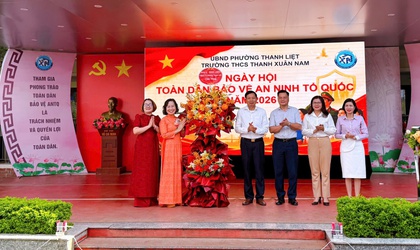 Phường Thanh Liệt: Sôi nổi Ngày hội Vì an ninh Tổ quốc năm 2026