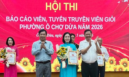 Phường Ô Chợ Dừa: 7 thí sinh tranh tài tại chung khảo Hội thi báo cáo viên