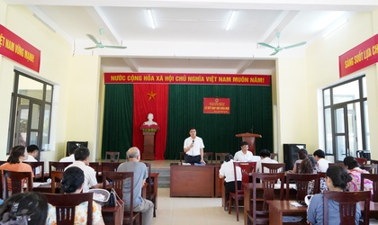 Phường Chương Mỹ tổ chức hội nghị kết thúc công khai và tiếp thu ý kiến về phương án dự thảo bồi thường, hỗ trợ, tái định cư dự án quốc lộ 6