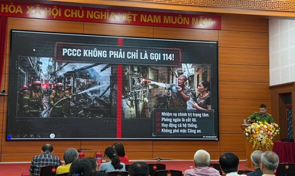 Phường Long Biên tổ chức tuyên truyền kỹ năng phòng cháy, chữa cháy và cứu nạn, cứu hộ cho đảng viên các tổ dân phố 3,4,5,6,7