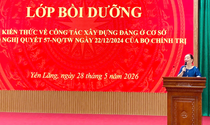 Yên Lãng bồi dưỡng nghiệp vụ công tác xây dựng Đảng gắn với chuyển đổi số