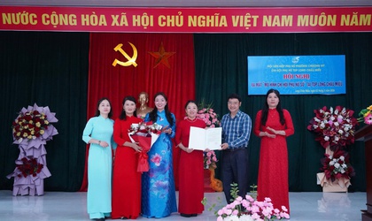 Phường Chương Mỹ ra mắt mô hình “Chi hội Phụ nữ số” tại TDP Long Châu Miếu