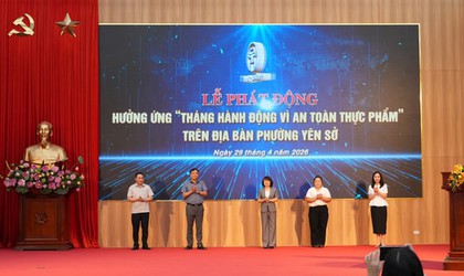 UBND phường Yên Sở phát động Tháng hành động vì An toàn thực phẩm năm 2026