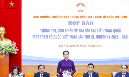 Đại hội MTTQ Việt Nam lần thứ XI diễn ra từ ngày 11 đến 13-5 tại Hà Nội
