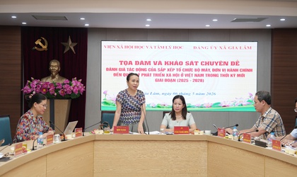 Tọa đàm và khảo sát về sắp xếp tổ chức bộ máy, đơn vị hành chính tại xã Gia Lâm