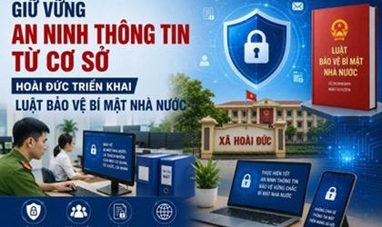 Hoài Đức triển khai Luật Bảo vệ bí mật nhà nước đảm bảo giữ vững an ninh thông tin từ cơ sở