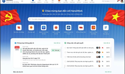 Hà Nội triển khai hệ thống HanoiWork: Bước chuyển về sức mạnh quản trị