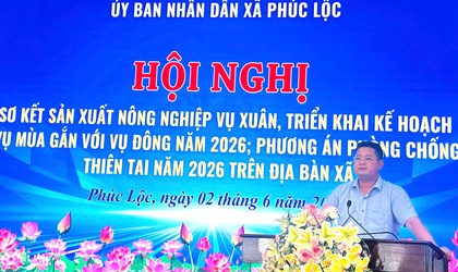 Phúc Lộc: Sơ kết sản xuất vụ Xuân, triển khai nhiệm vụ vụ Mùa, vụ Đông và phương án phòng, chống thiên tai năm 2026