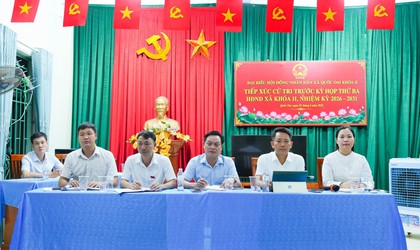Tổ đại biểu số 7 HĐND xã Quốc Oai đã có buổi tiếp xúc cử tri trước kỳ họp thứ ba (Kỳ họp thường lệ giữa năm 2026)
