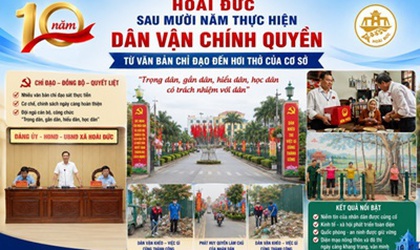 Hoài Đức sau mười năm thực hiện dân vận chính quyền - Từ văn bản chỉ đạo đến hơi thở của cơ sở