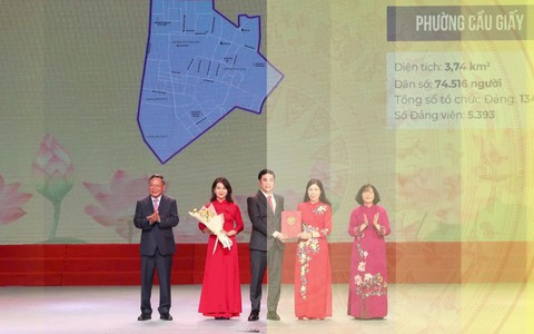PHƯỜNG CẦU GIẤY: DIỆN MẠO MỚI - KHÁT VỌNG MỚI - VỮNG BƯỚC VÀO KỶ NGUYÊN PHÁT TRIỂN
