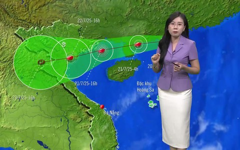 Dự báo thời tiết đêm nay và ngày mai 21/7/2025: Hoàn lưu bão số 3 ảnh hưởng đến khu vực Bắc Bộ và các tỉnh từ Thanh Hóa đến Hà Tĩnh