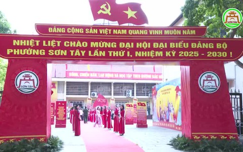 SƠN TÂY TỔ CHỨC THÀNH CÔNG ĐẠI HỘI ĐẠI BIỂU ĐẢNG BỘ PHƯỜNG LẦN THỨ I, NHIỆM KỲ 2025-2030