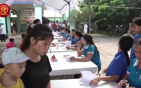XÃ MINH CHÂU TỔ CHỨC KHÁM SỨC KHỎE ĐỊNH KỲ ĐỢT 2 CHO TOÀN DÂN, TẬP TRUNG HƠN 1.260 TRẺ EM