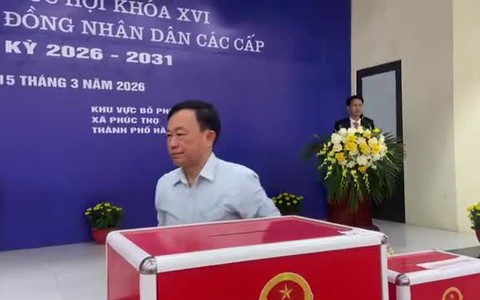 XÃ PHÚC THỌ HOÀN THÀNH 100% TỶ LỆ CỬ TRI THAM GIA BỎ PHIẾU