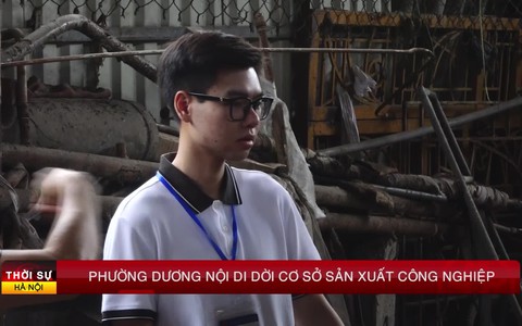 PHƯỜNG DƯƠNG NỘI DI DỜI CƠ SỞ SẢN XUẤT CÔNG NGHIỆP RA KHỎI ĐỊA BÀN