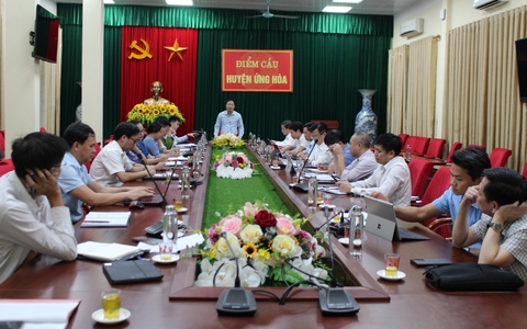 Ban Chỉ đạo Cải cách hành chính, Chuyển đổi số và Đề án 06 huyện Ứng Hoà họp đánh giá kết quả triển khai thực hiện các nhiệm vụ năm 2024