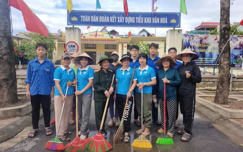 Phú Xuyên Tích cực hưởng ứng cuộc thi “Thôn, tiểu khu sáng – xanh – sạch – đẹp”, “Trường học, trạm Y tế sáng – xanh – sạch – đẹp”