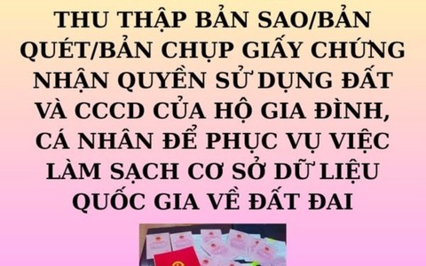 Chiến dịch “90 ngày đêm làm giàu, làm sạch cơ sở dữ liệu đất đai”