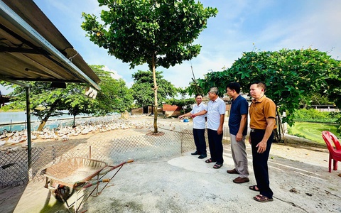 Anh Hoàng Tiến Tuyên, hội viên nông dân làm kinh tế giỏi từ mô hình VAC