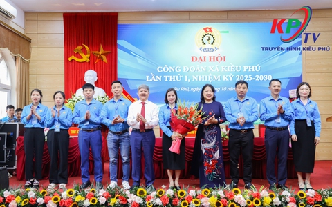 Công đoàn xã Kiều Phú tổ chức thành công Đại hội đại biểu lần thứ I, nhiệm kỳ 2025-2030